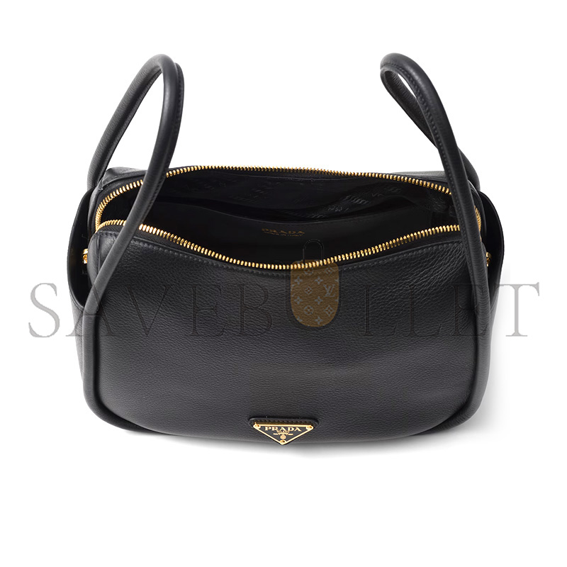 Pra*a darling leather handbag 1ba451 (25*18*10.5cm)